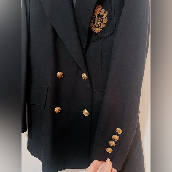 Vintage Ralph Lauren Crested Blazer - Picture 3 of 5